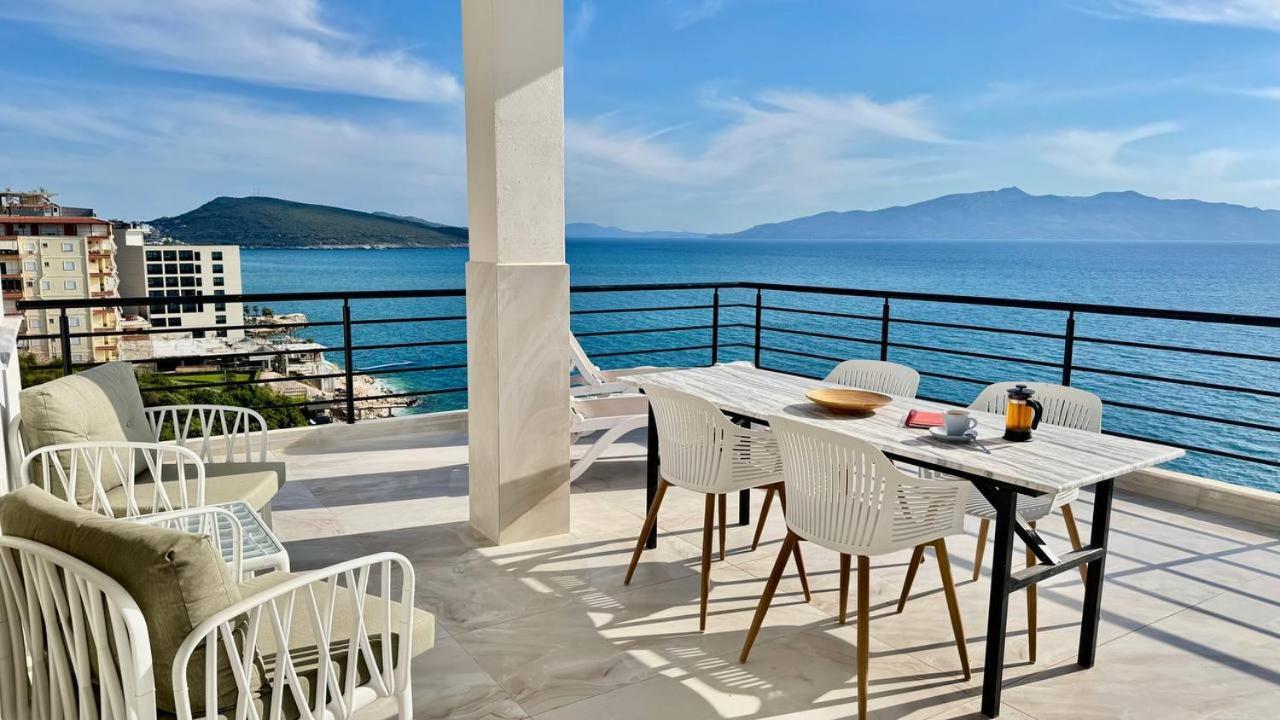 Viola Sea View Penthouse Lägenhet Sarandë Exteriör bild